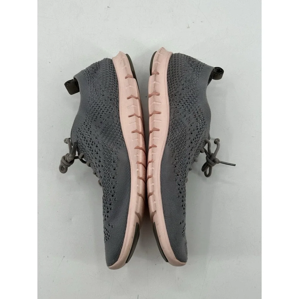 Cole Haan ZERØGRAND Wingtip Oxford Size 9.5 B Ironstone‎ Stitchlite-Peach